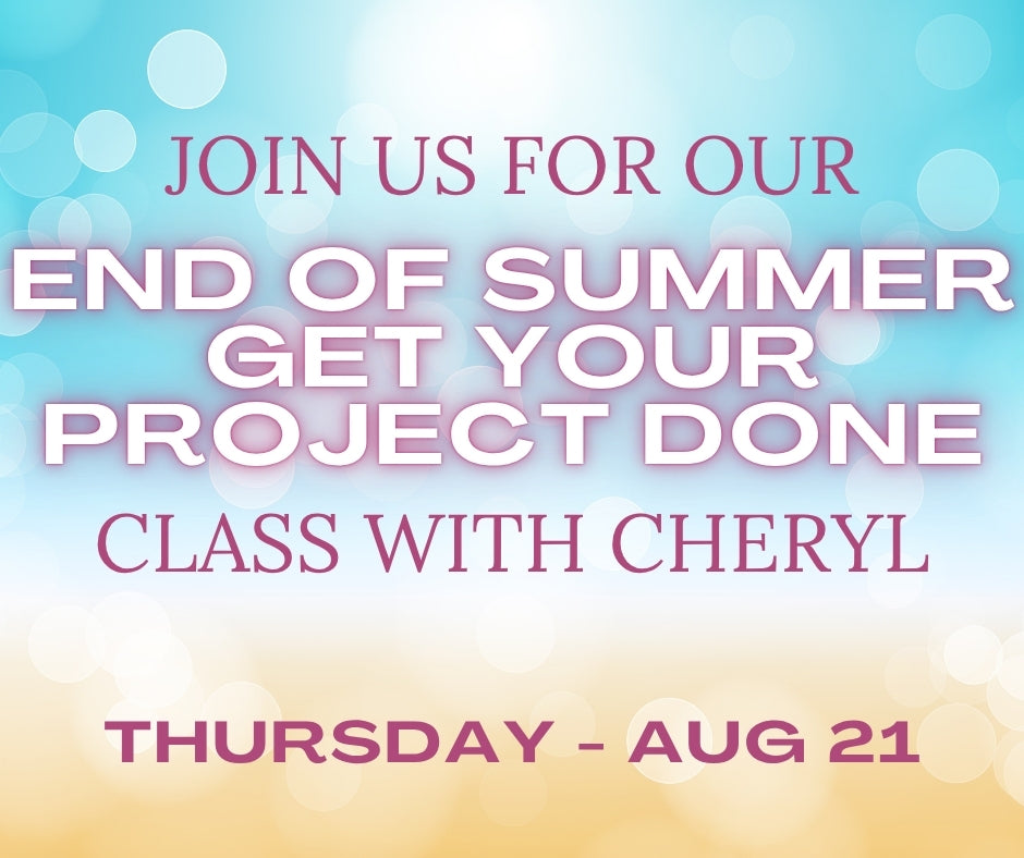August Class of the Month with Cheryl