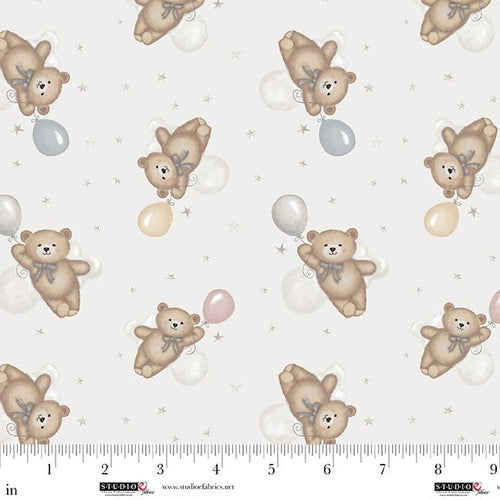 Sleepy Teddy Fabric