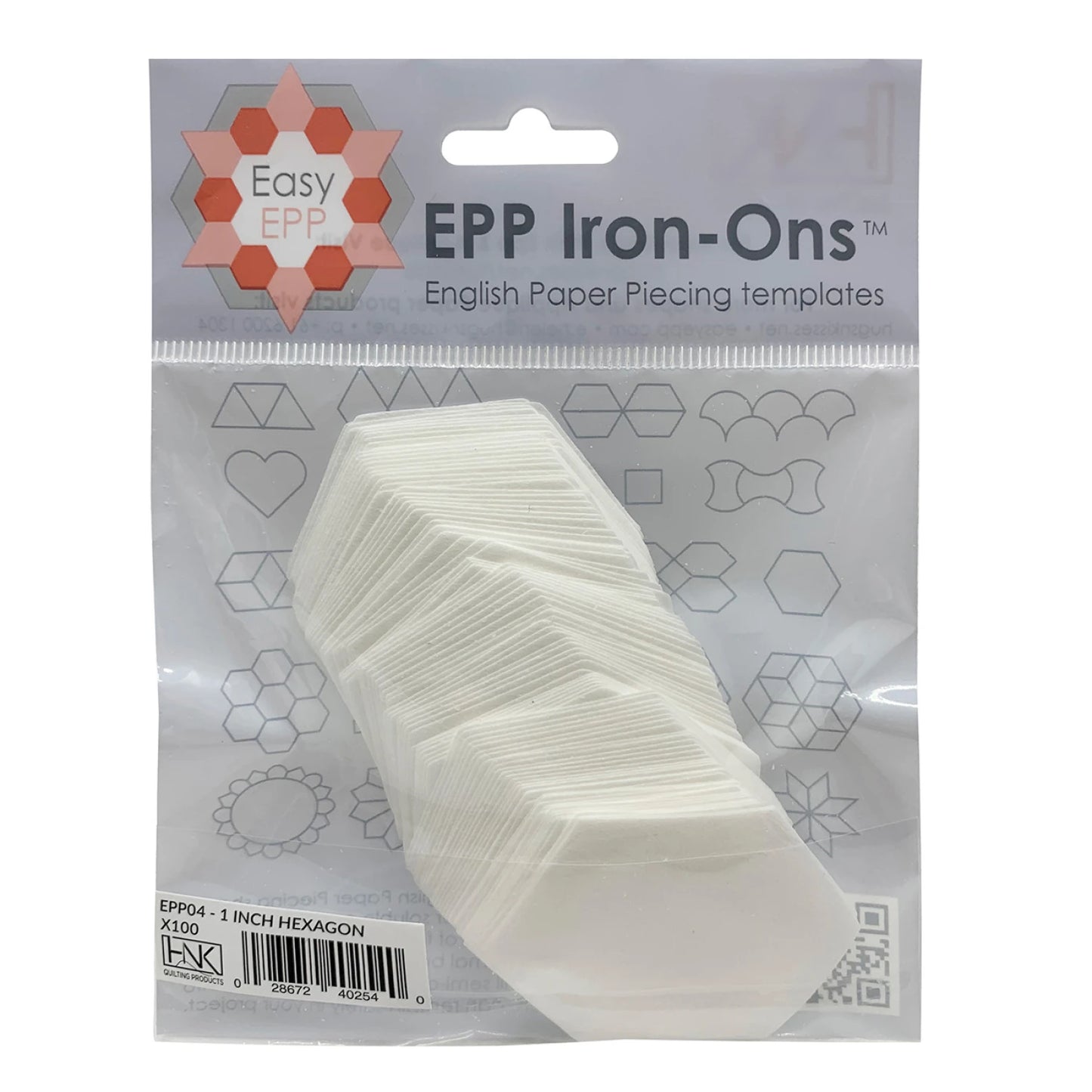 1" Hexie x 100 Pack # EPP04