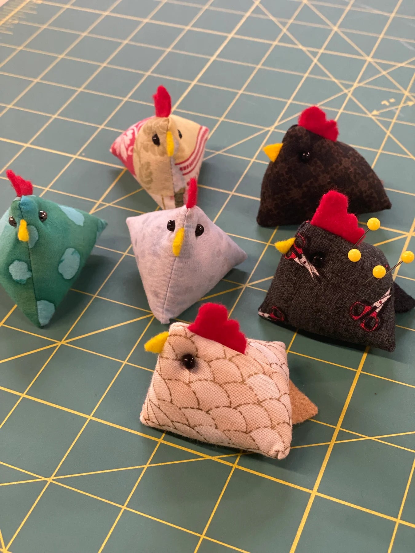 Mini Chicken Pincushion