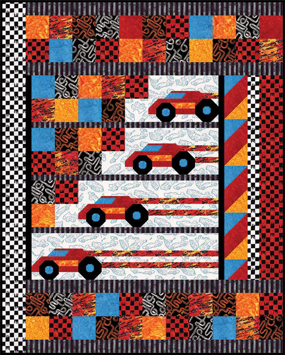 Hot Wheels Zoomaroo Quilt Kit
