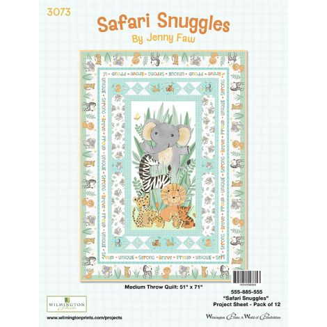 Safari Snuggles 5" Fabric