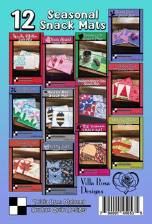 12 Seasonal Snack Mat Patterns