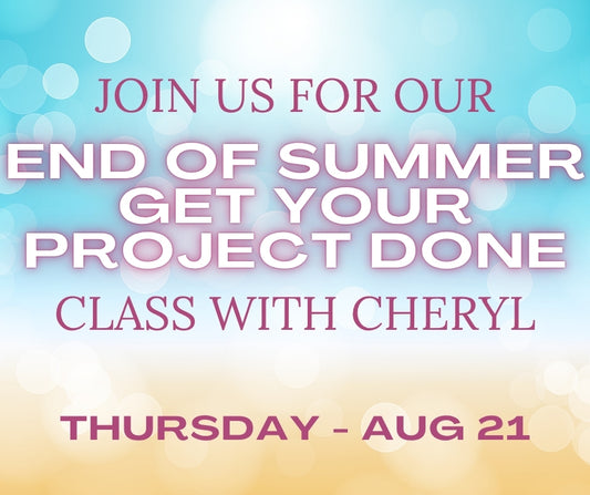 August Class of the Month with Cheryl