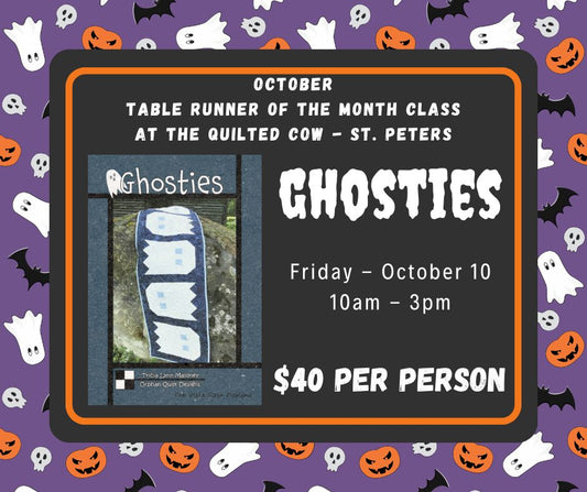 Ghosties - October Table Runner of the Month