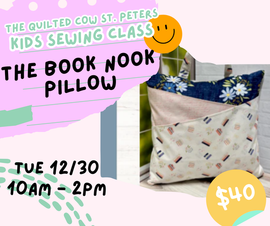 Kid's Sewing Class: The Book Nook Pillow