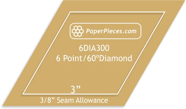60 Degree Diamond Template for EPP