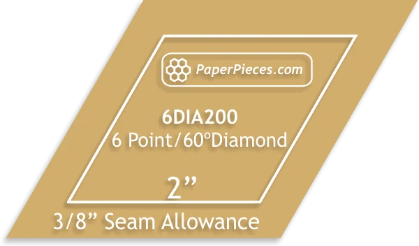 60 Degree Diamond Template for EPP