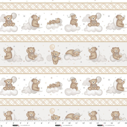 Sleepy Teddy Fabric