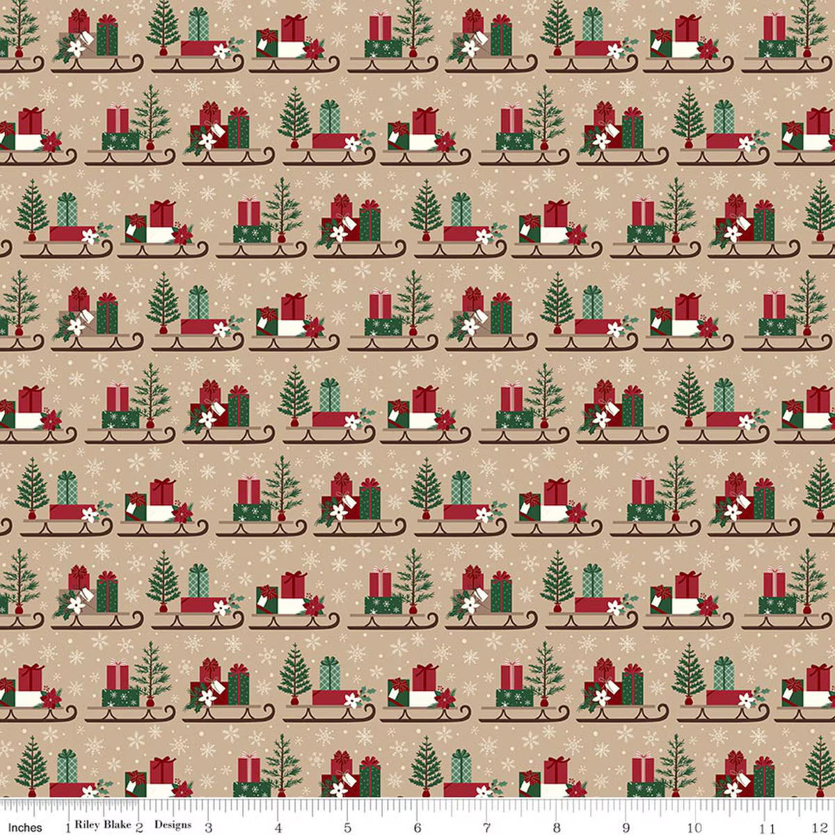 Christmas Time Fabric