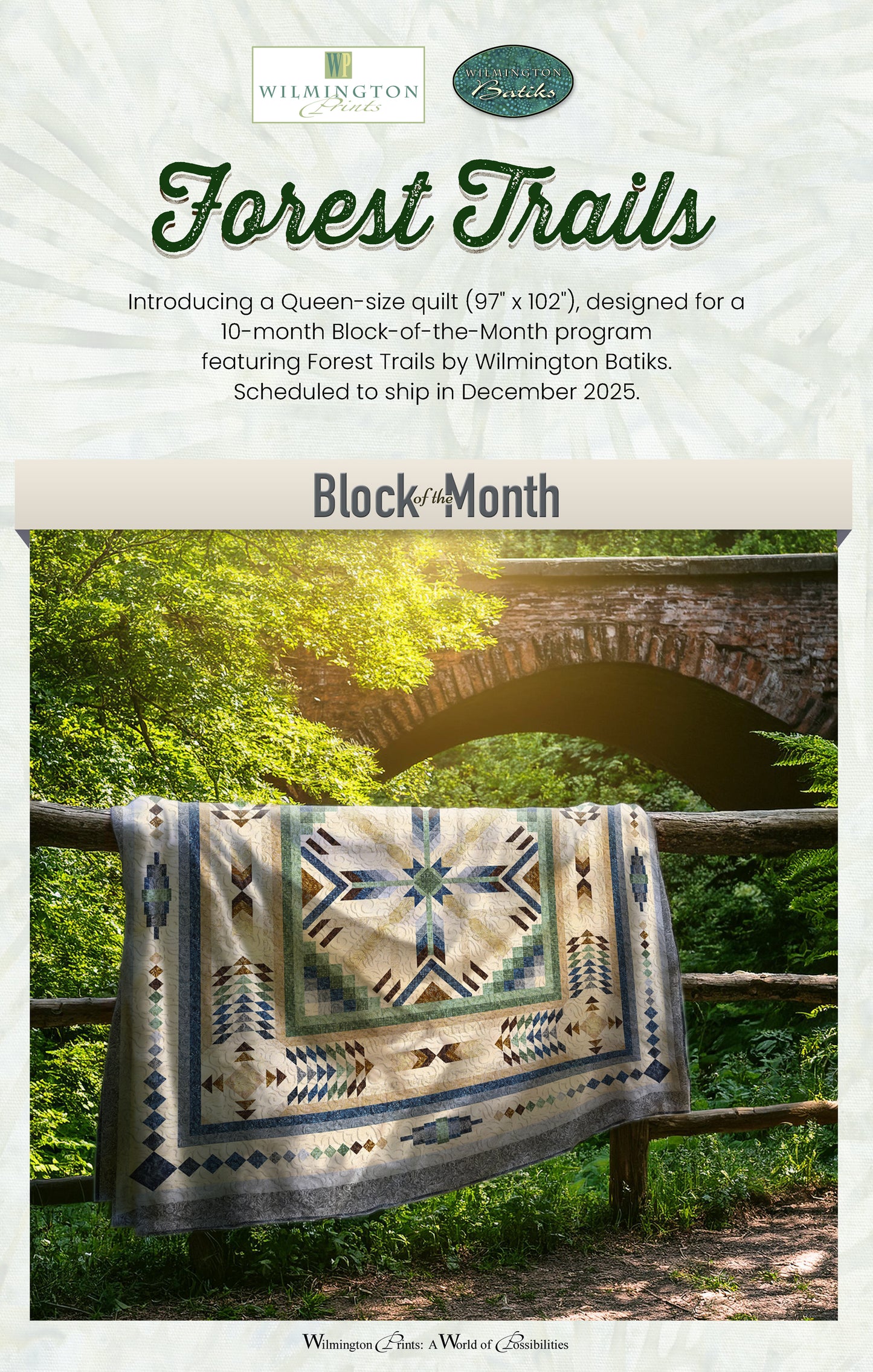 Forest Trails Block of the Month