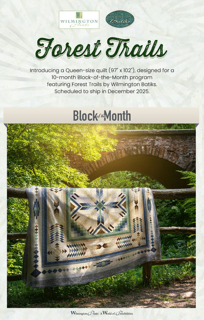 Forest Trails Block of the Month