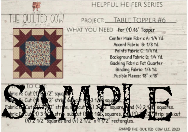 HH Table Topper #6